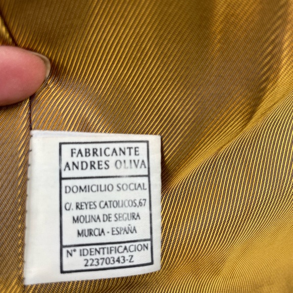 Vintage Sheepskin Piel Ovina Leather Jacket Car Coat Sevilla Spain Butter Soft - Picture 11 of 16